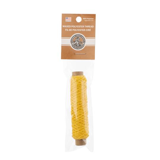 Gudebrod 0.018" 3 Ply Waxed Thread Bobbin